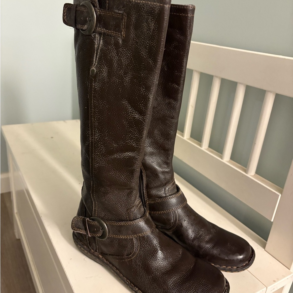 boc Dark Brown Over the Knee Boots